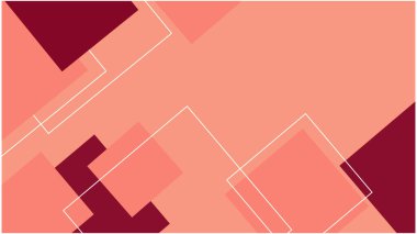Zarif Geometrik şekiller, çizgi kare şekilli soyut arkaplan bileşimi