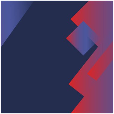 Minimum geometrik arkaplan. Turuncu çizgileri olan dinamik mavi şekiller. Soyut arka plan modern hipster fütüristik grafik. Vektör soyut arkaplan dokusu tasarımı, parlak poster, afiş