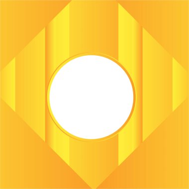 Modern geometrik sosyal medya paylaşımı Beyaz boşluk veya geometrik twibbon çerçeve ile Sarı Gradyan Arkaplan çerçevesi