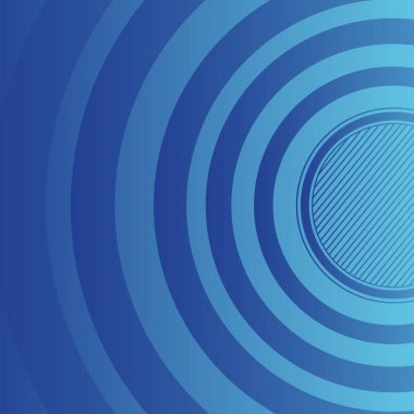 Mavi daire arka plan tasarımı çizimi. Soyut mavi arkaplan. Soyut spot ışığı