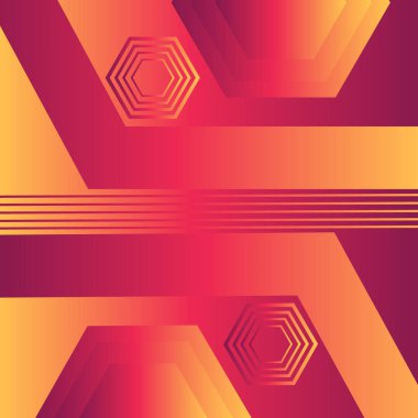 Renkli Gradyan turuncu arkaplan kaplaması efekt dekorasyonlu parlak uzayda örtüşüyor