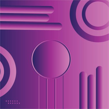 Soyut Çember ışığı, parlak mor arka plan. Lüks dijital duvar kağıdı mor arkaplan
