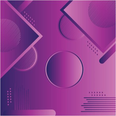 Poster, bayrak, iniş sayfası veya broşür için soyut mor gradyan ağ şablon kopya alanı