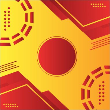 Soyut sarı kırmızı renk vektörü arka plan. Sonbahar ılık turuncu desen. Işık ağı arkaplanı. Modern fütüristik dalga. Altın tasarımcı duvar kağıdı..