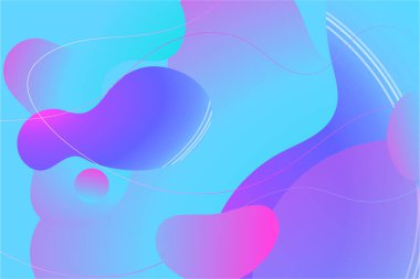 Basit renklerle ve hafif derecelendirmeyle modern soyut arkaplan. Dinamik şekil kompozisyonu. Dinamik ses dalgası. Tasarım ögesi