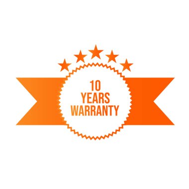 Sarı rozetli, telif hakkı olmayan on yıllık vektör geçmişi