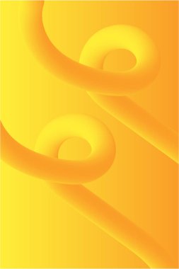 Modern Yaz portakalı, sarı eğimli sıvı soyut arkaplan ve akış çizgisi