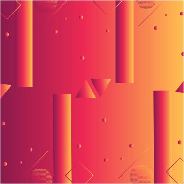 Turuncu ve Kırık Duvar Efekti Gradyan Soyut Arkaplan Teknolojisi Şablonu, Kapak Tasarımı, Arkaplan Tasarımı