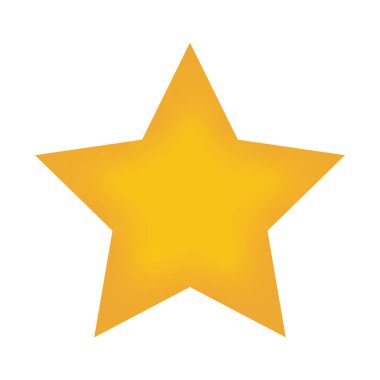 Gradyan yıldız simgesi vektör çizimi