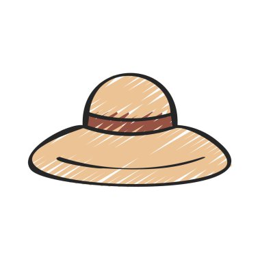 izole plaj şapkası tasarımı