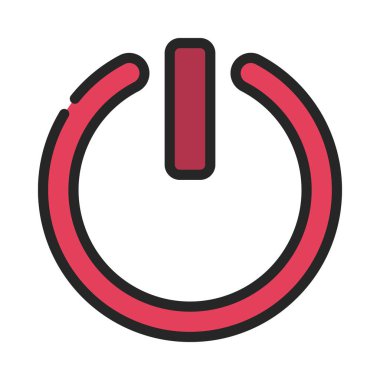 Güç İşareti vektör çizimi 