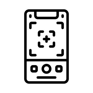 Mobil Kayıt simgesi vektör çizimi tasarımı