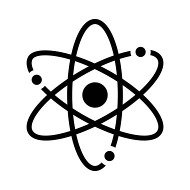 Bilim Sembolü Web simgesi, vektör illüstrasyonu         