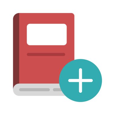 Yeni Kitap simgesi, vektör illüstrasyonu