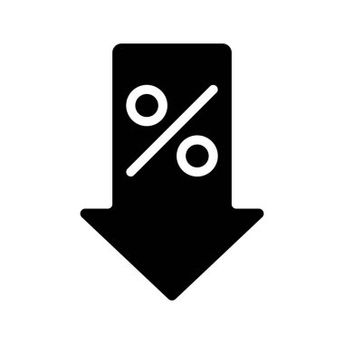 Price simgesini azalt, vektör illüstrasyonuName