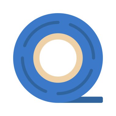 Yapıştırıcı bant simgesi, vektör illüstrasyonu