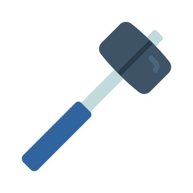 Lastik Tokmak ağ ikonu vektör illüstrasyonu