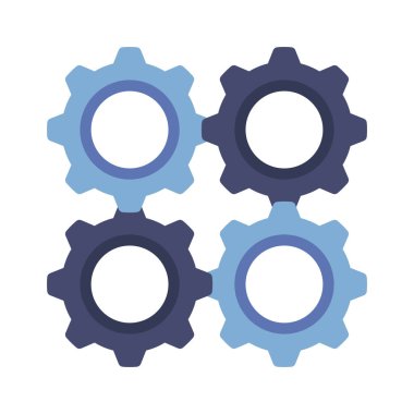  Cog Wheels vektör çizimi tasarımı