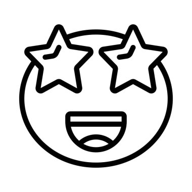 Beyaz arkaplanda duygu simgeleri izole edildi