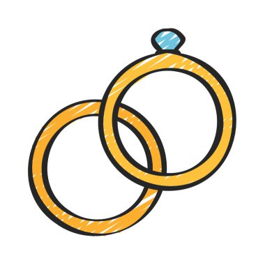 Alyans kutsal kişilerin resmi, vektör çizim   