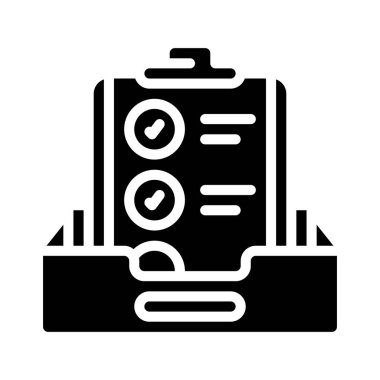 Pano simgesi, vektör illüstrasyonu basit tasarım