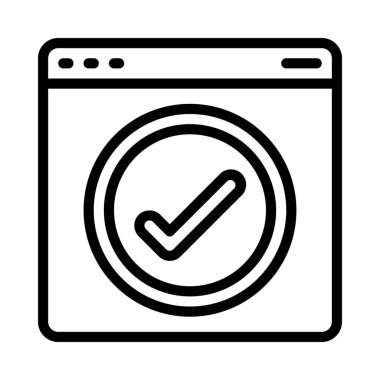 Kene simgesi, vektör illüstrasyonu basit tasarım