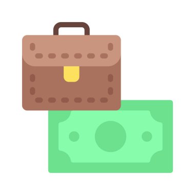 Business Finance web simgesi vektör çizimi