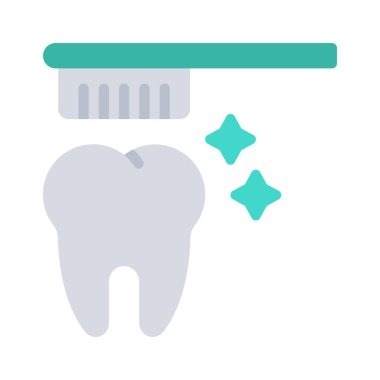 Temiz Diş simgesi vektör illüstrasyon tasarımı