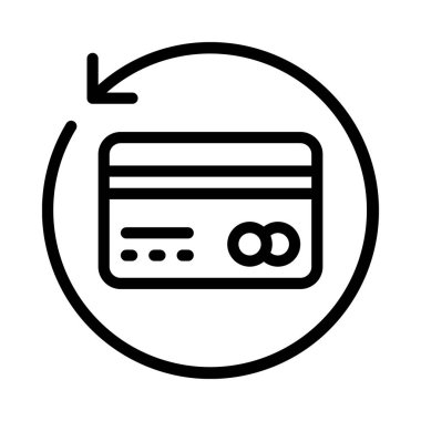 Kredi Geçmişi ikon vektör illüstrasyon tasarımı