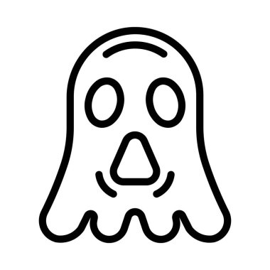 hayalet simge vektör illüstrasyon tasarımı