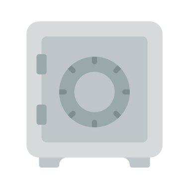 güvenli düz vektör simgesi 