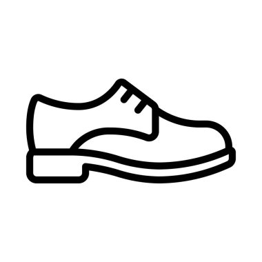 Akıllı Ayakkabı Web simgesi vektör çizimi