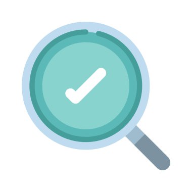 Arama Kalitesi simgesi, vektör illüstrasyonu  