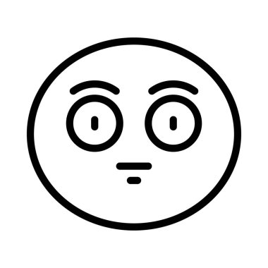 Beyaz arkaplanda duygu simgeleri izole edildi