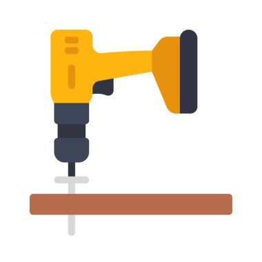 Tahta Düz Simgeye Vidalama