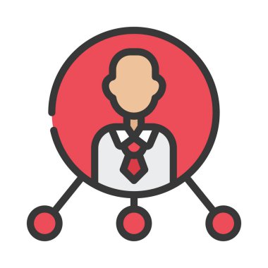 Girdi ağ simgesi vektör illüstrasyonu