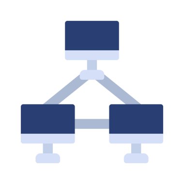 Küme Hesaplama simgesi vektör illüstrasyon tasarımı