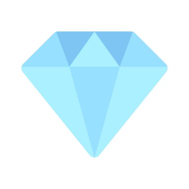 Beyaz arkaplanda web tasarımı için elmas vektör simgesi