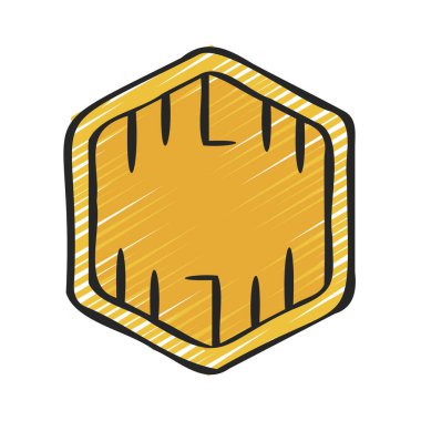 NFT Token web simgesi vektör çizimi