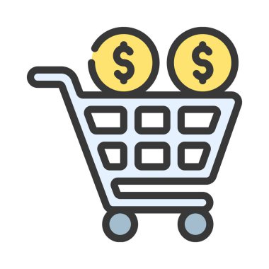 Ticaret Satış ikonu vektör illüstrasyon tasarımı