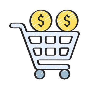 Ticaret Satış ikonu vektör illüstrasyon tasarımı