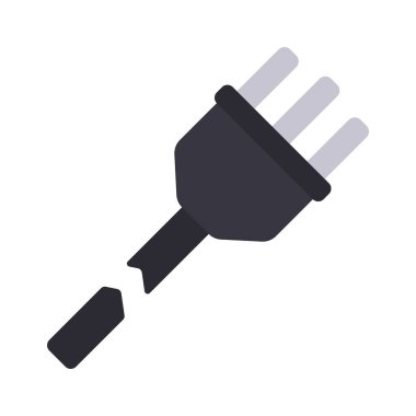 Kırık Kablo Eklentisi vektör illüstrasyon tasarımı