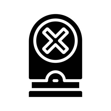 Stamper Aracı Web simgesi vektör çizimi