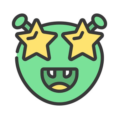 Yıldız Vuruşu simgesi, vektör illüstrasyonu