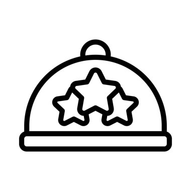 Oda Servisi Web simgesi vektör illüstrasyonu