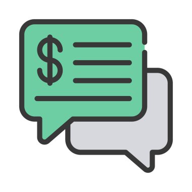 Financial Advice icon, vector illustration  