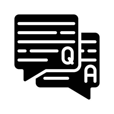 İletiler web simgesi vektör illüstrasyonu