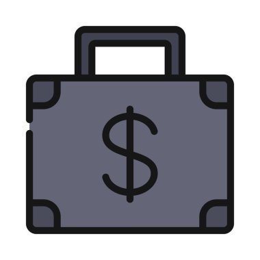 Yatırım Portföyü simgesi, vektör illüstrasyonu 