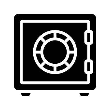  Para kasası. Web simgesi basit illüstrasyon