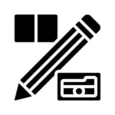 Sanat Düz simge, vektör illüstrasyonu sağlar 